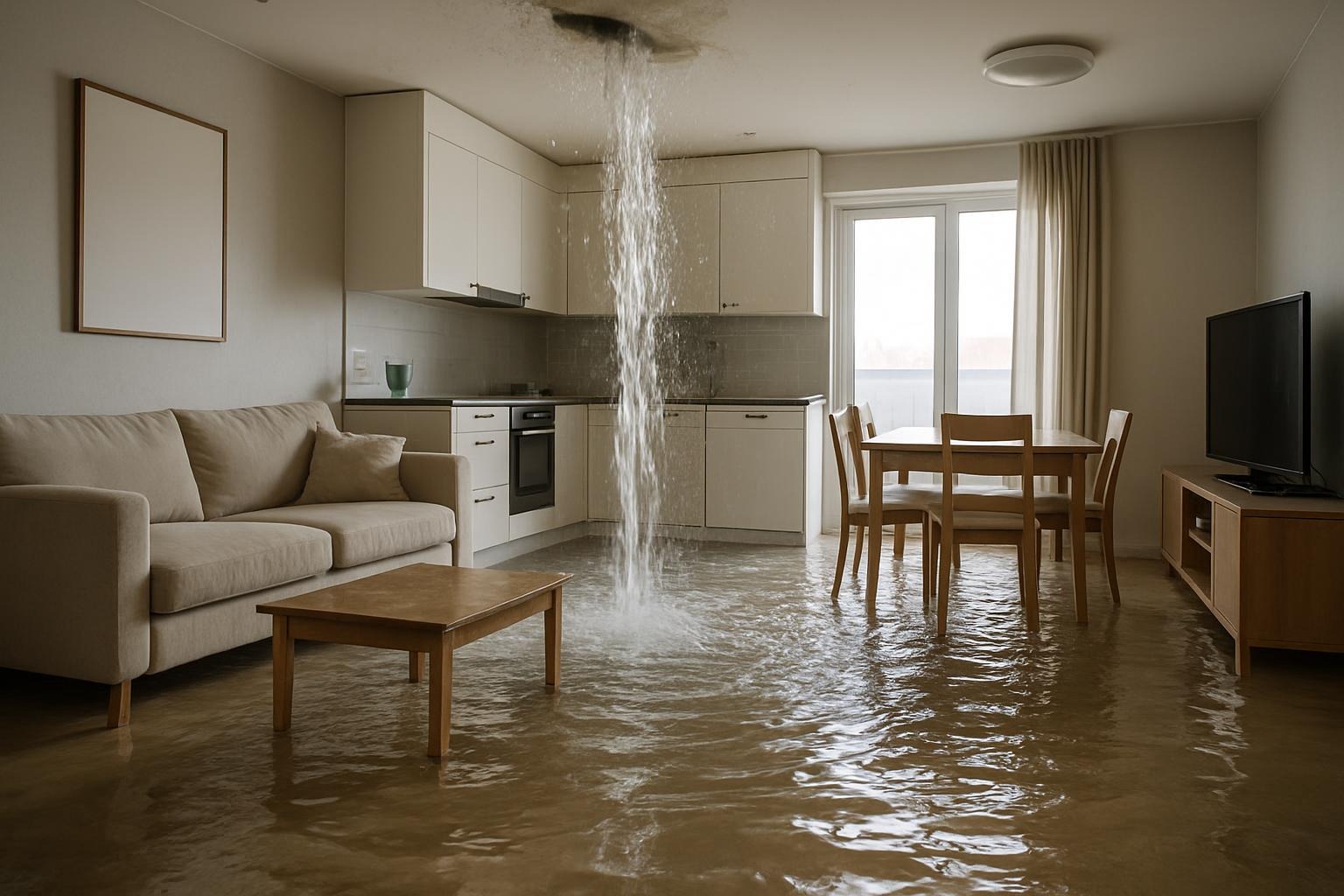 water leaking in the condo that needs a professional plumber